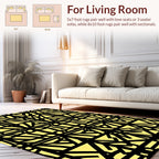 Bold Geometric Lines Pattern Rug