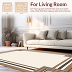 Geometric Deco Corner Abstract Rug