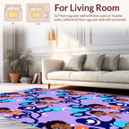Whimsical Children Playful Abstract Patterns Rug