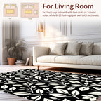 Bold Leafy Vine Pattern Design Rug