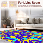 Bold Mandalas With Flowing Lines Rug