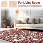 Classic Floral Symmetry Pattern Rug