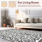 Classic Vine Scroll Frame Design Rug