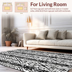 Bold Geometric Art Deco Style Rug