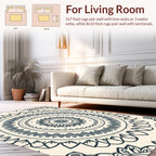 Intricate Mandala Pattern Rug