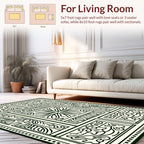 Classic Scrollwork Geometric Pattern Rug