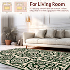 Intricate Symmetry Medallion Pattern Rug