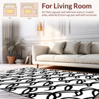 Chain Link Pattern Rug