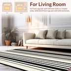 Bold Stripe Graphic Pattern Rug
