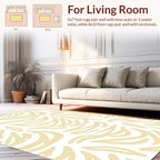 Abstract Brushstroke Banana Pattern Rug