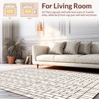 Vertical Geometric Pattern Rectangle Rug