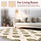 Art Nouveau Fern Pattern Rug