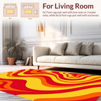 Retro Swirl Pattern Rug