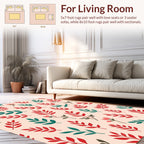 Autumn Leaves Pattern Rug Design Rug