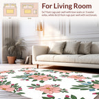 Delicate Floral Pattern Design Rug