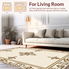 Ornate Arabesque Centerpiece Design Rug