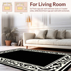 Classic Ornamental Frame Design Rug