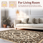Classic Floral Scrollwork Pattern Rug