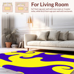 Vibrant Swirls Pattern Rug
