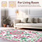 Vintage Floral Swirl Pattern Rug