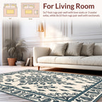 Ornate Floral Paisley Detailed Rug