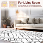 Geometric Lattice Abstract Pattern Rug