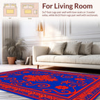 Classic Medallion Floral Scroll Rug