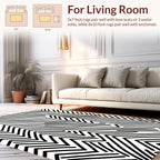 Bold Line Abstract Pattern Rug