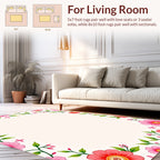 Floral Border Charm Rug