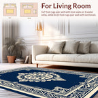 Ornate Mandala Border Design Rug