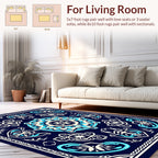 Marine Nautical Mandala Design Rug
