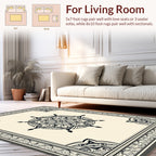 Ornate Floral Mandala Pattern Rug