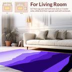 Amethyst Mountain Gradient Layers Rug