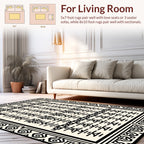Bold Tribal Geometric Design Rug