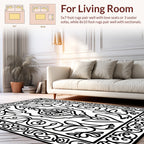 Intricate Floral Bird Pattern Design Rug