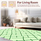 Abstract Intersecting Lines Pattern Rug