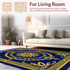 Royal Sun Scroll Pattern Rug