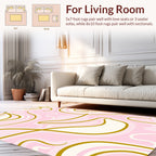 Abstract Swirls Design Rug