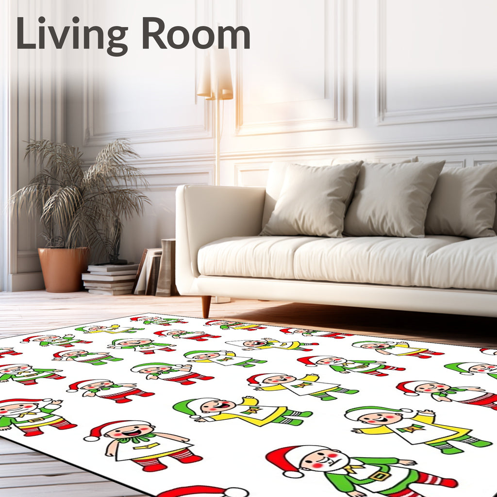 Festive Christmas Elf Collection Rug