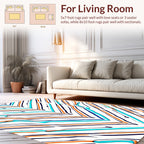 Bold Abstract Chevron Lines Rug