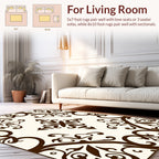 Classic Scrollwork Symmetry Pattern Rug