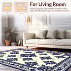 Starburst Floral Traditional Design Rug