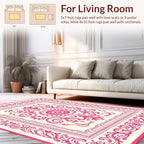 Ornate Floral Scrollwork Rug
