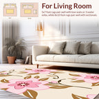Blossom Trail Floral Pattern Rug