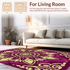 Rich Mandala Floral Pattern Rug