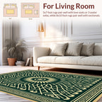 Intricate Geometric Mandala Tapestry Rug