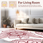 Floral Mandala Design Rug