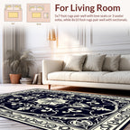 Damask Floral Classic Style Rug