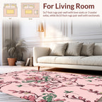 Elegant Floral Vine Pattern Rug