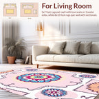 Colorful Mandala Boho Style Rug